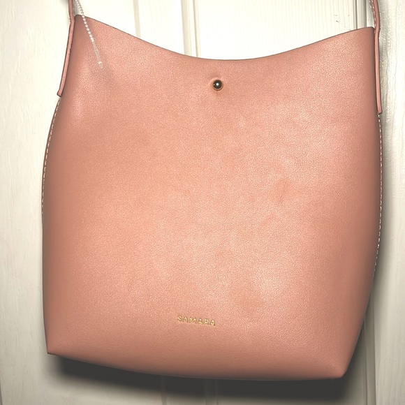 Samara Medium Shoulder Bag in Peony - Picture 3 of 11